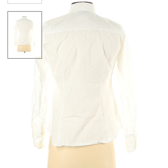 J. Crew cotton white button down blouse - Picture 2 of 2